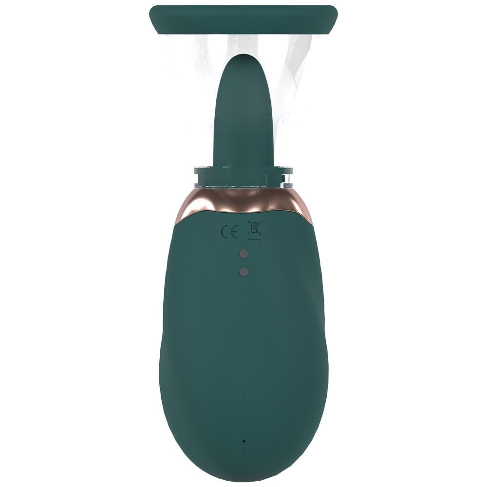 Shots Toys PUMPED Boost Auto USB Rechargeable Vulva & Breast Pump Green - - Pussy And Clit Toys