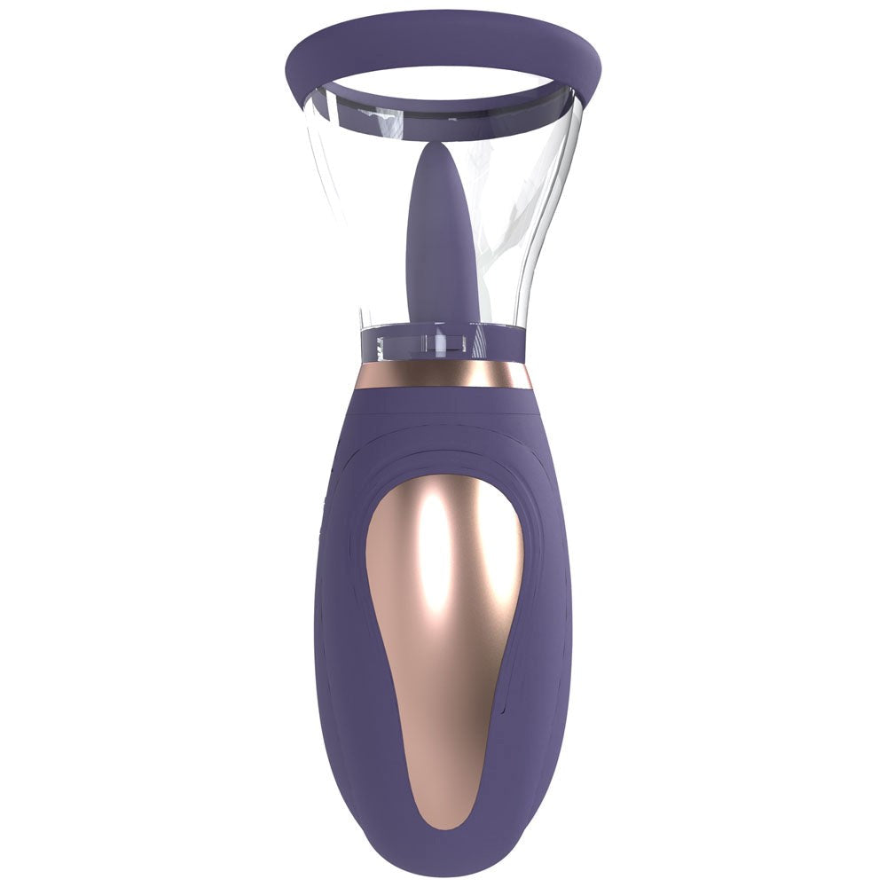 Shots Toys PUMPED Enhance Auto Vulva & Breast USB Rechargeable Ladies Pump Purple - - Pussy And Clit Toys
