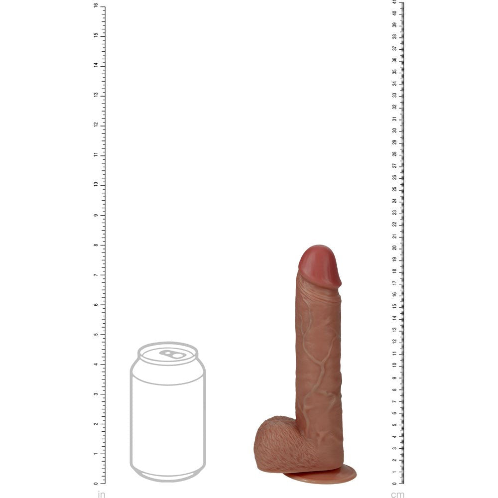Shots Toys REALROCK USB Rechargeable Vibrating Rotating Dildo with Dual Motors - - Vibrating Dildos