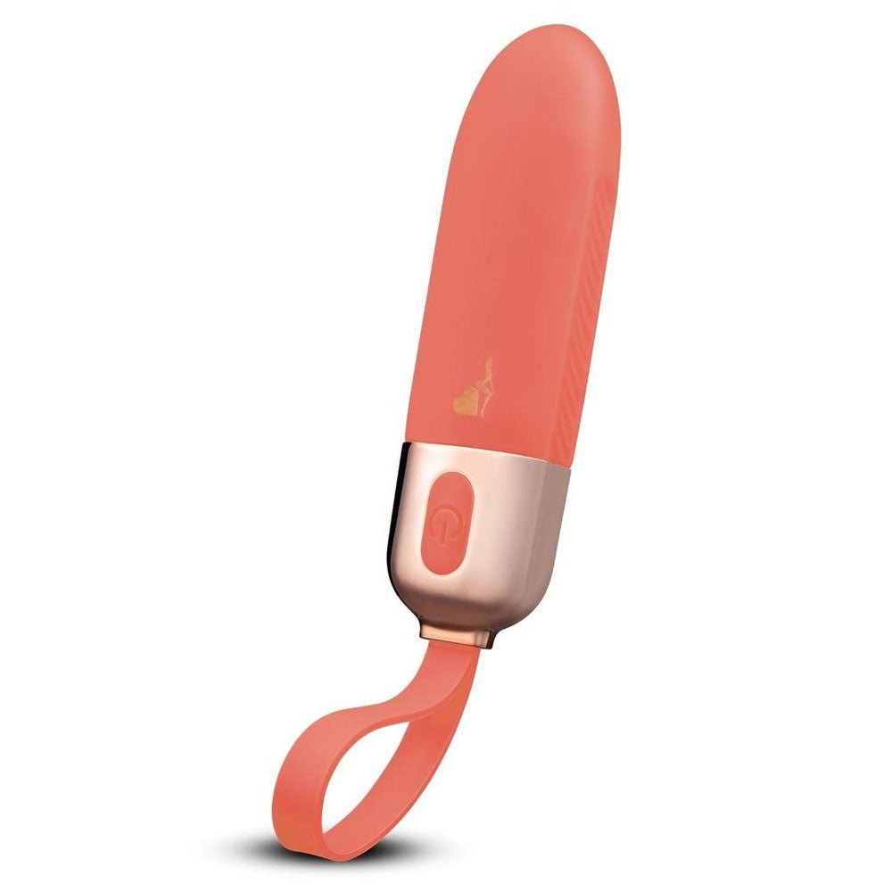LAPDANCE Popsicle Mini Pocket Wand USB Rechargeable Bullet Vibrator Pink - - Bullet Vibrators