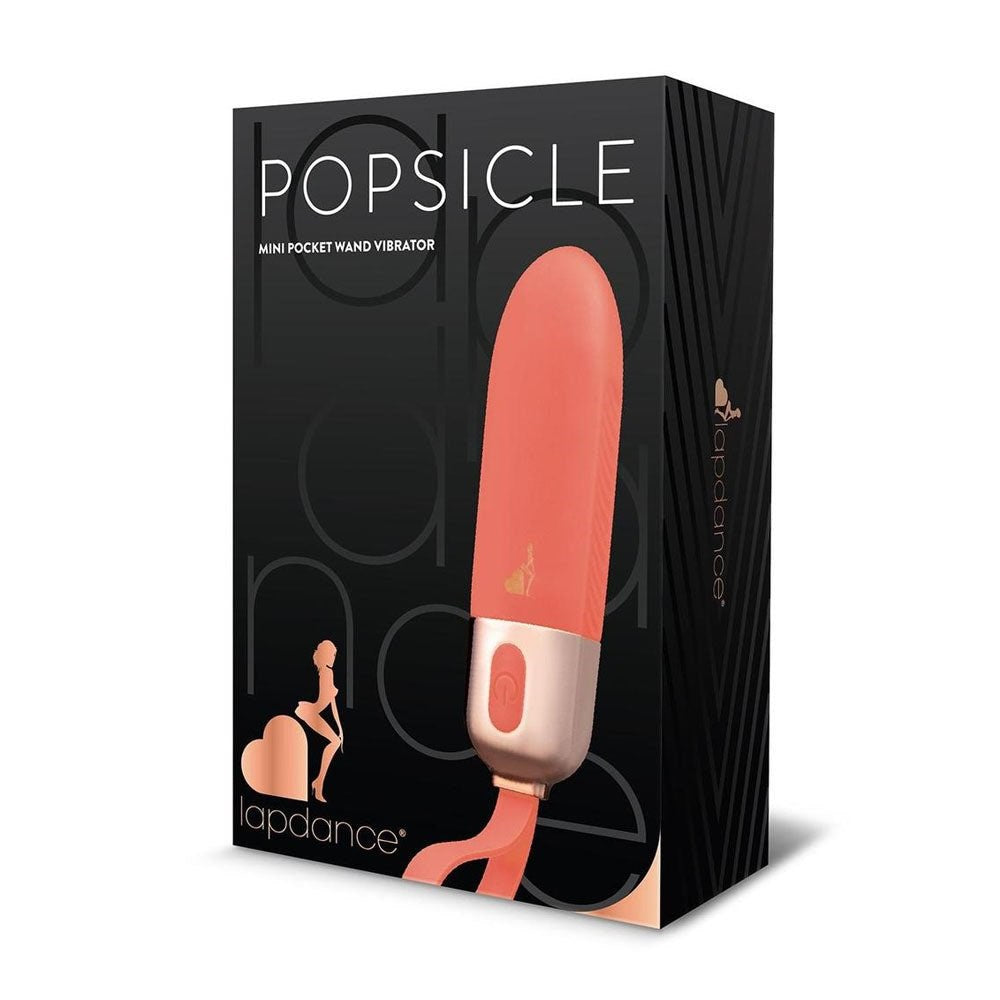 LAPDANCE Popsicle Mini Pocket Wand USB Rechargeable Bullet Vibrator Pink - - Bullet Vibrators