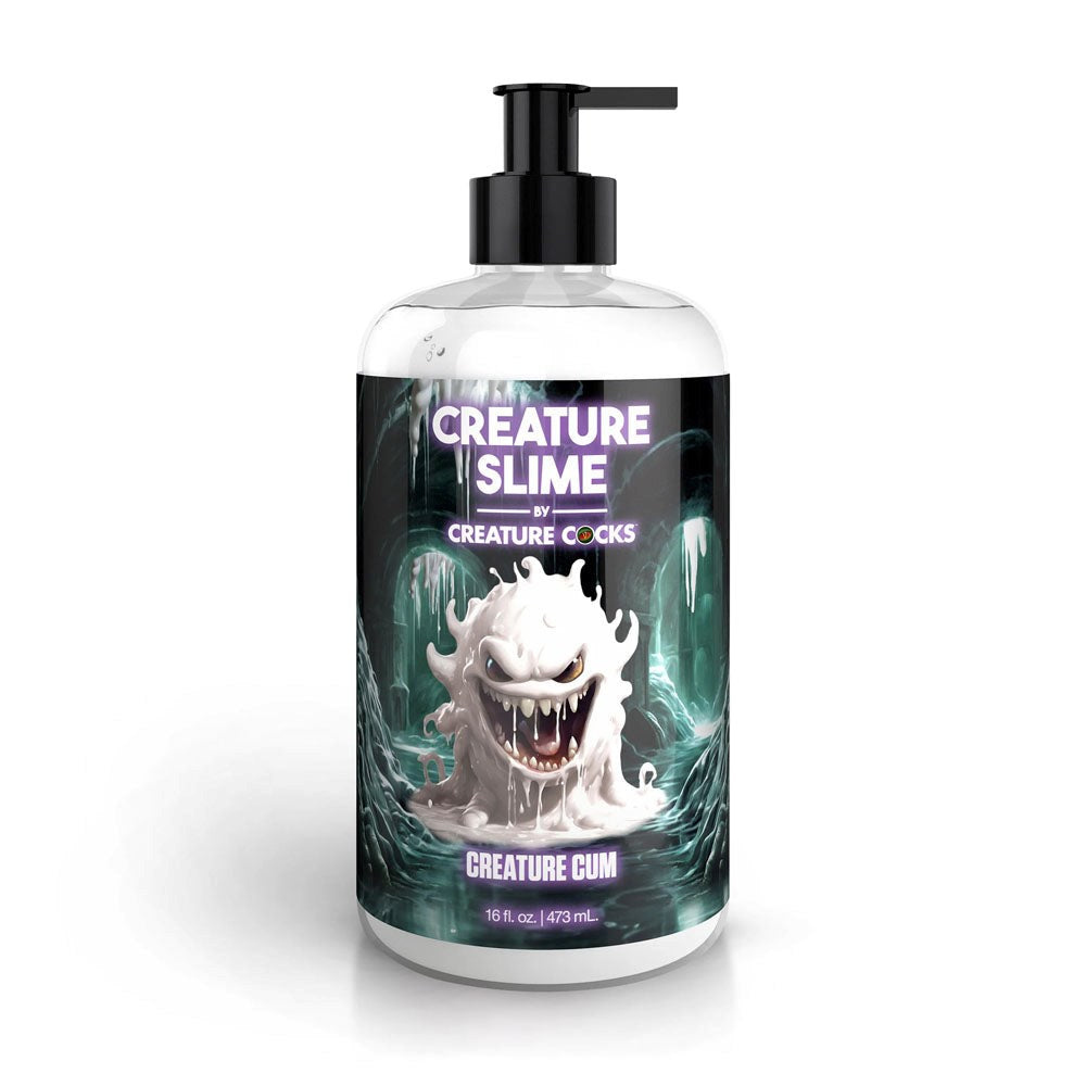 XR Brands Creature Slime Water Based Lubricant 473ml Pump Bottle Thick - - Water Based Lubes