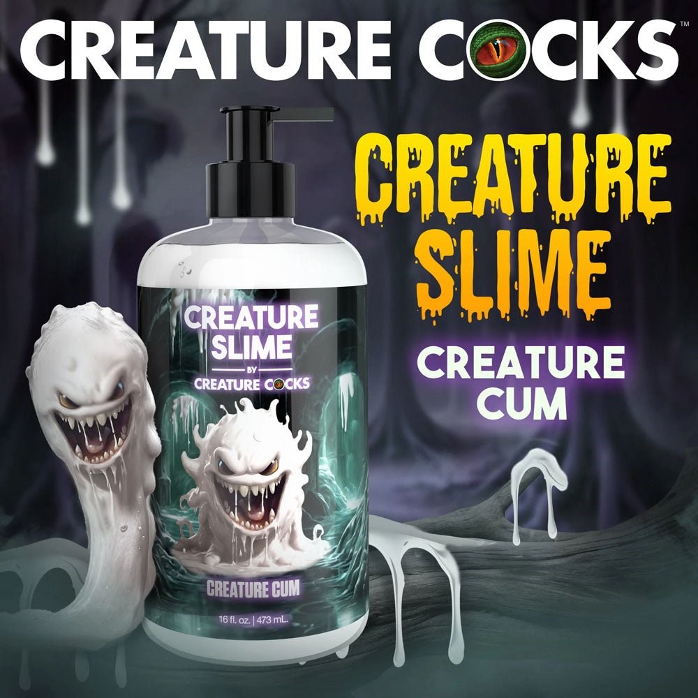 XR Brands Creature Slime Water Based Lubricant 473ml Pump Bottle Thick - - Water Based Lubes