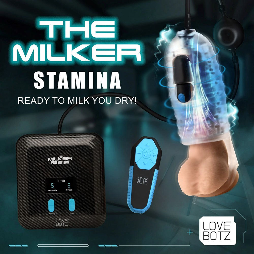 XR Brands LoveBotz The Milker Stamina Mains Powered Milking Masturbator - - Masturbators and Strokers