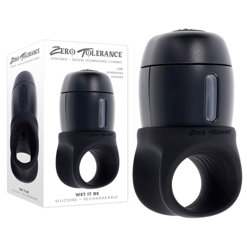Evolved Zero Tolerance WET IT BE USB Rechargeable Male Stroker with Auto Lube - - Masturbators and Strokers
