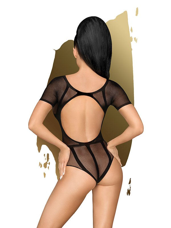 Penthouse Lingerie Be Mine Womens Lingerie Set XL Black High Neck Teddy - - Bras and Bra Sets