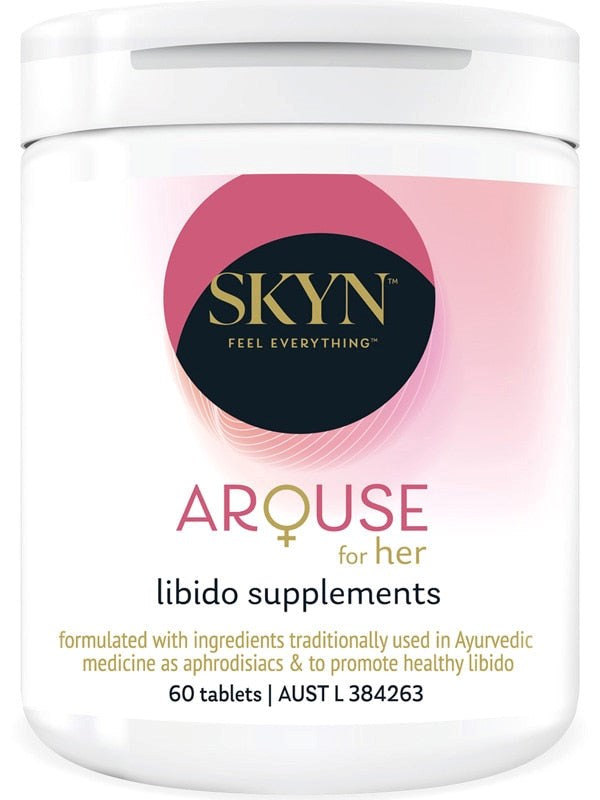 SKYN Arouse For Her Libido Supplements 60 Tablets - - Delay and Excite Sprays
