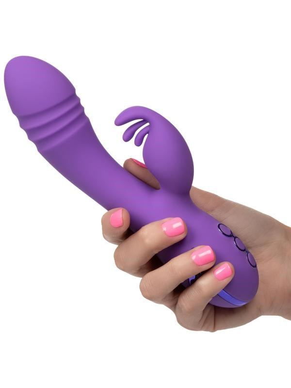 California Exotics California Dreaming West Coast Wave Rider Dual Vibrator - - Rabbit Vibrators