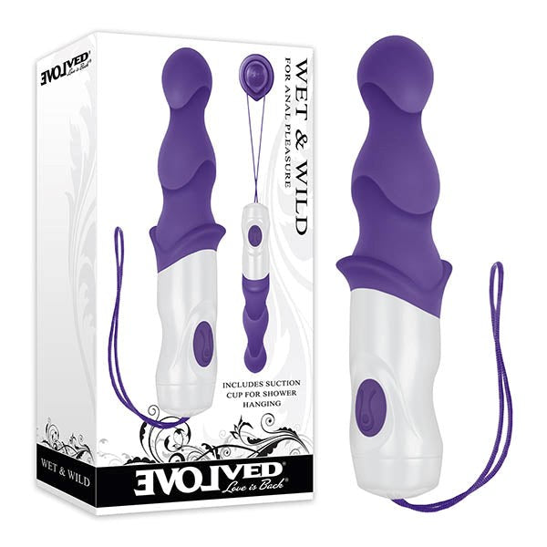 Evolved Wet and Wild Anal Vibrator with 10 Vibration Functions - - Anal Vibrators