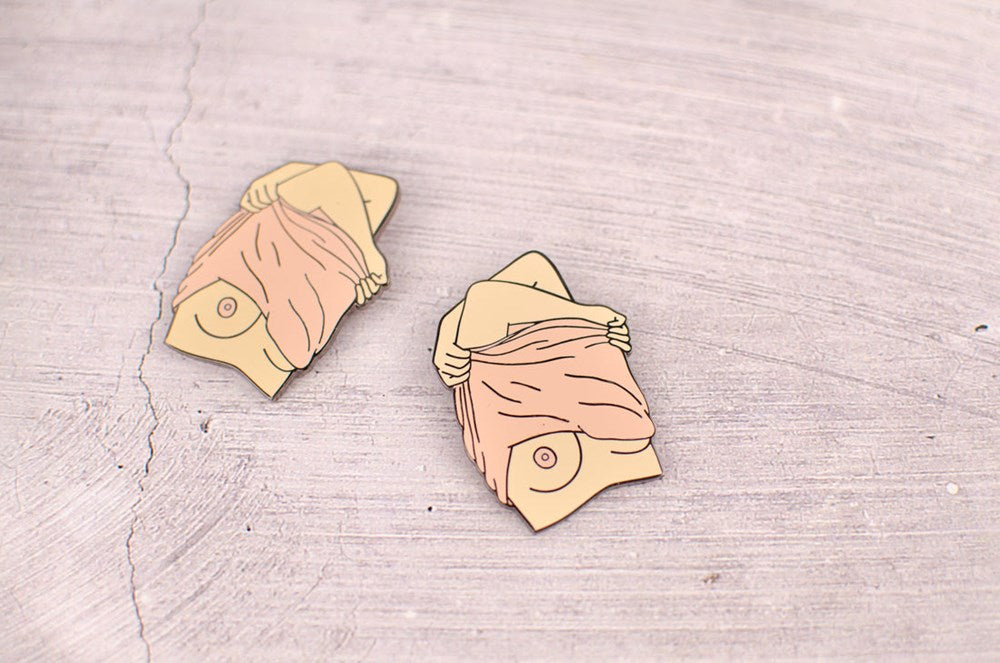 Ozze Creations Boobie Magnet Pens Counter Display of 12 Novelty Retail Set - - Party Gifts and Novelties