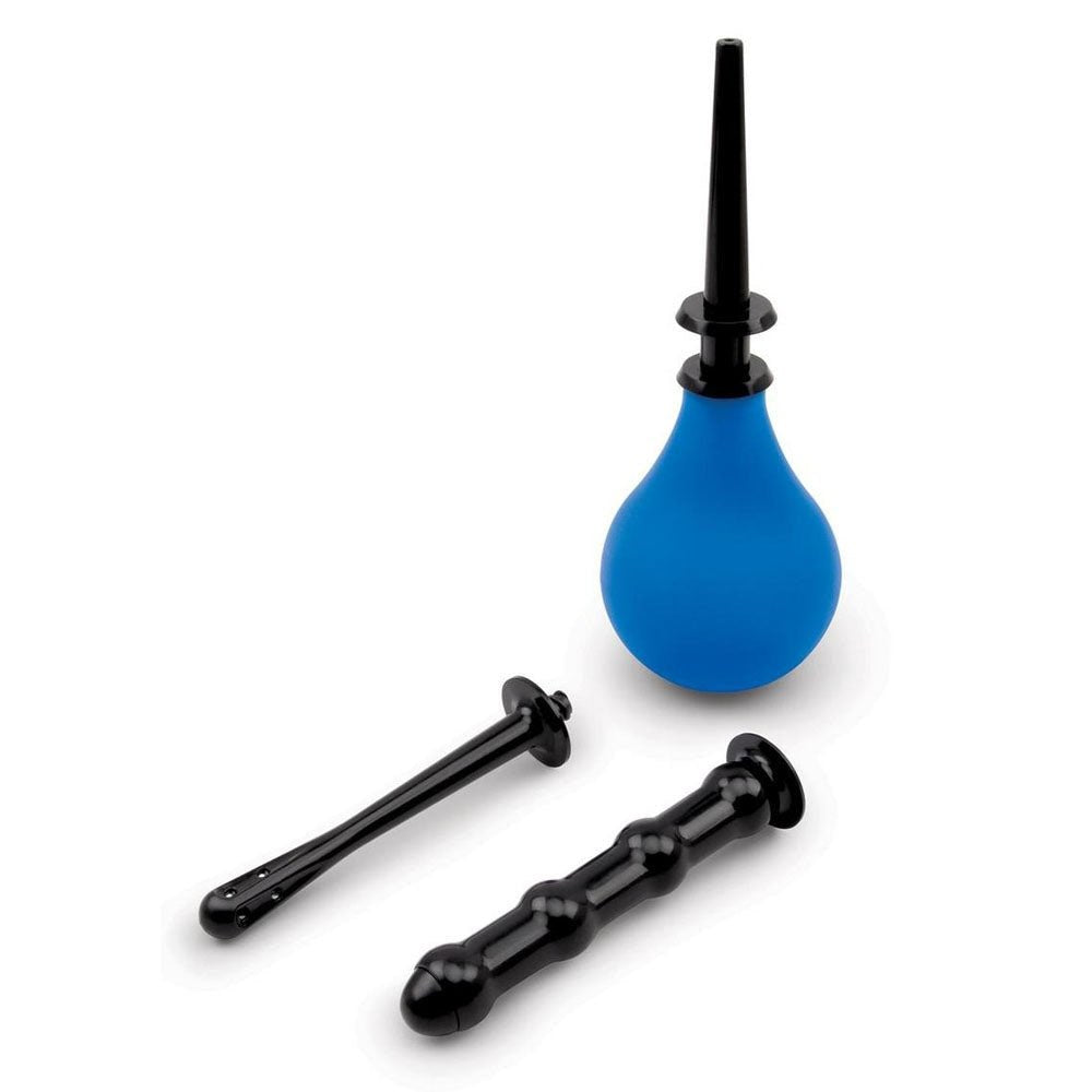 Xgen Products AquaClean 4 Piece Douche Set with Interchangeable Nozzles - - Enemas and Douches