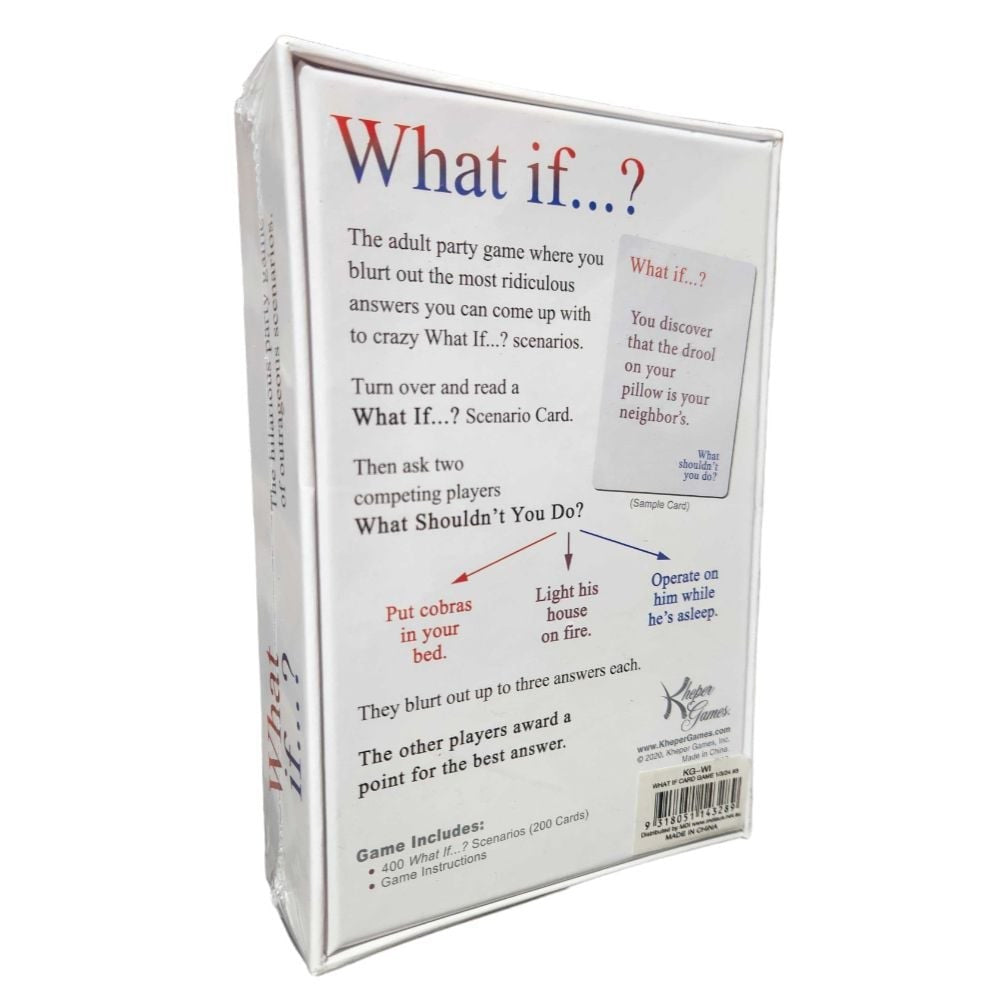 Kheper Games What If Game Adult Conversation Cards - - Sex Games, Coupons and Tricks