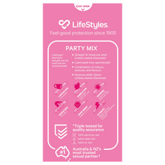 LifeStyles Healthcare Party Mix 20pk Condoms - - Condoms
