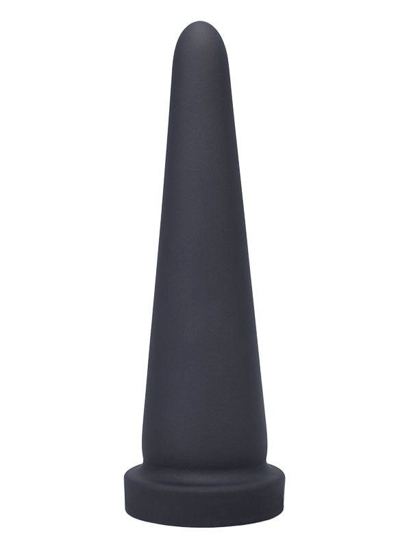 Tantus Cone Butt Plug Small Black Premium Body Safe Silicone - - Butt Plugs