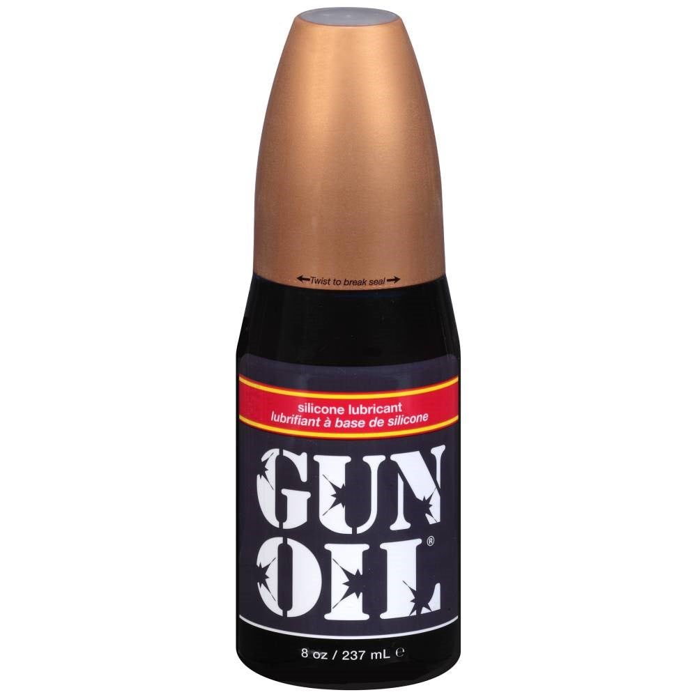Gun Oil Flip Top Bottle Silicone Based Lubricant Premium Formula - - Silicone Based Lubes
