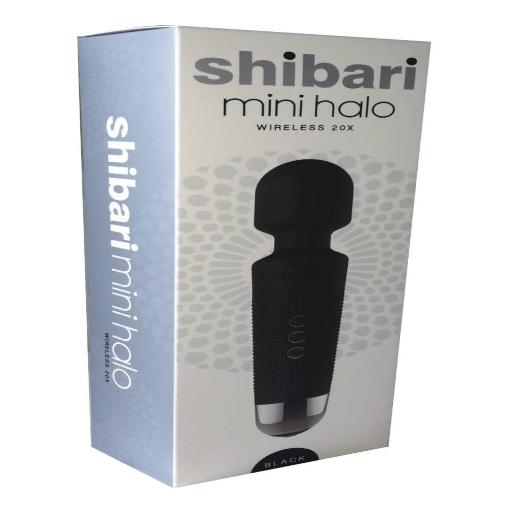Shibari Mini Halo Wireless 20X Vibrating Body Wand Massager Compact Power - - Body Wands
