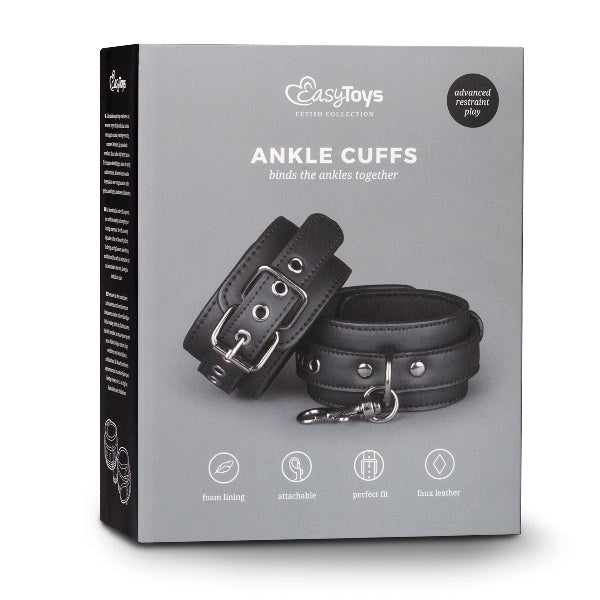 Fetish Collection Easy Toys Fetish Collection Bondage Ankle Cuffs Black - - Cuffs And Restraints
