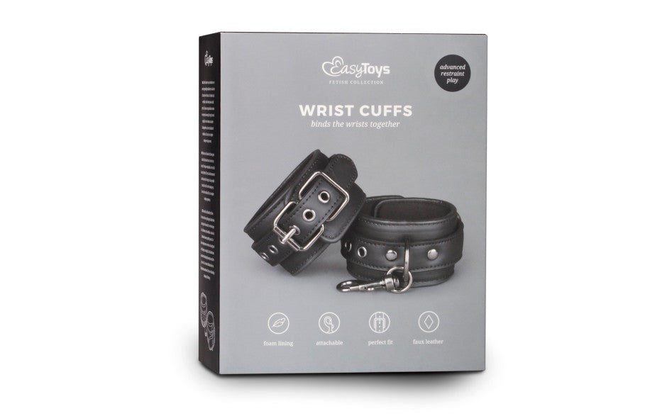 Fetish Collection Easy Toys Bondage Handcuffs Black Premium Restraint - - Cuffs And Restraints