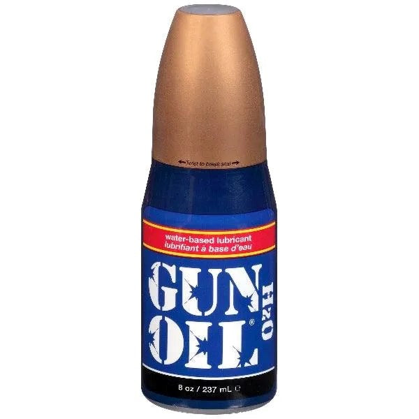 Gun Oil H2O Water Based Lubricant Flip Top Bottle 240ml with Botanicals - - Water Based Lubes