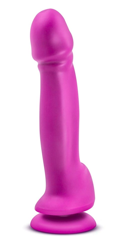 BMS Factory Real Nude Sumo Realistic Silicone Dildo Violet Dual Density - - Realistic Dildos