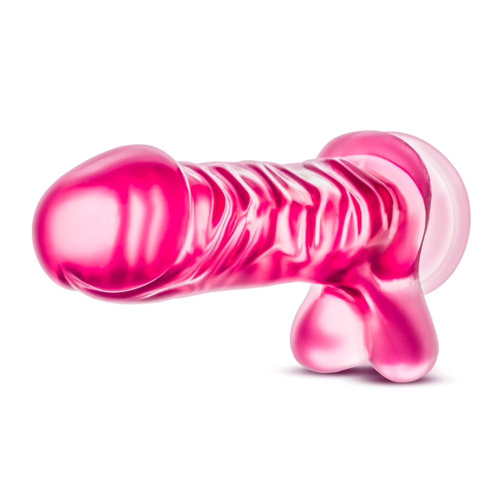 Blush Novelties B Yours Basic 8 Realistic Suction Cup Dildo with Harness - - Realistic Dildos