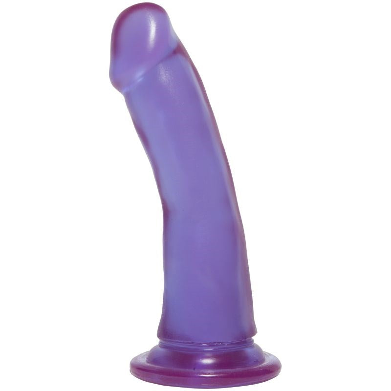 Doc Johnson Crystal Jellies 6.5 Inch Slim Realistic Dong with Suction Cup - - Realistic Dildos