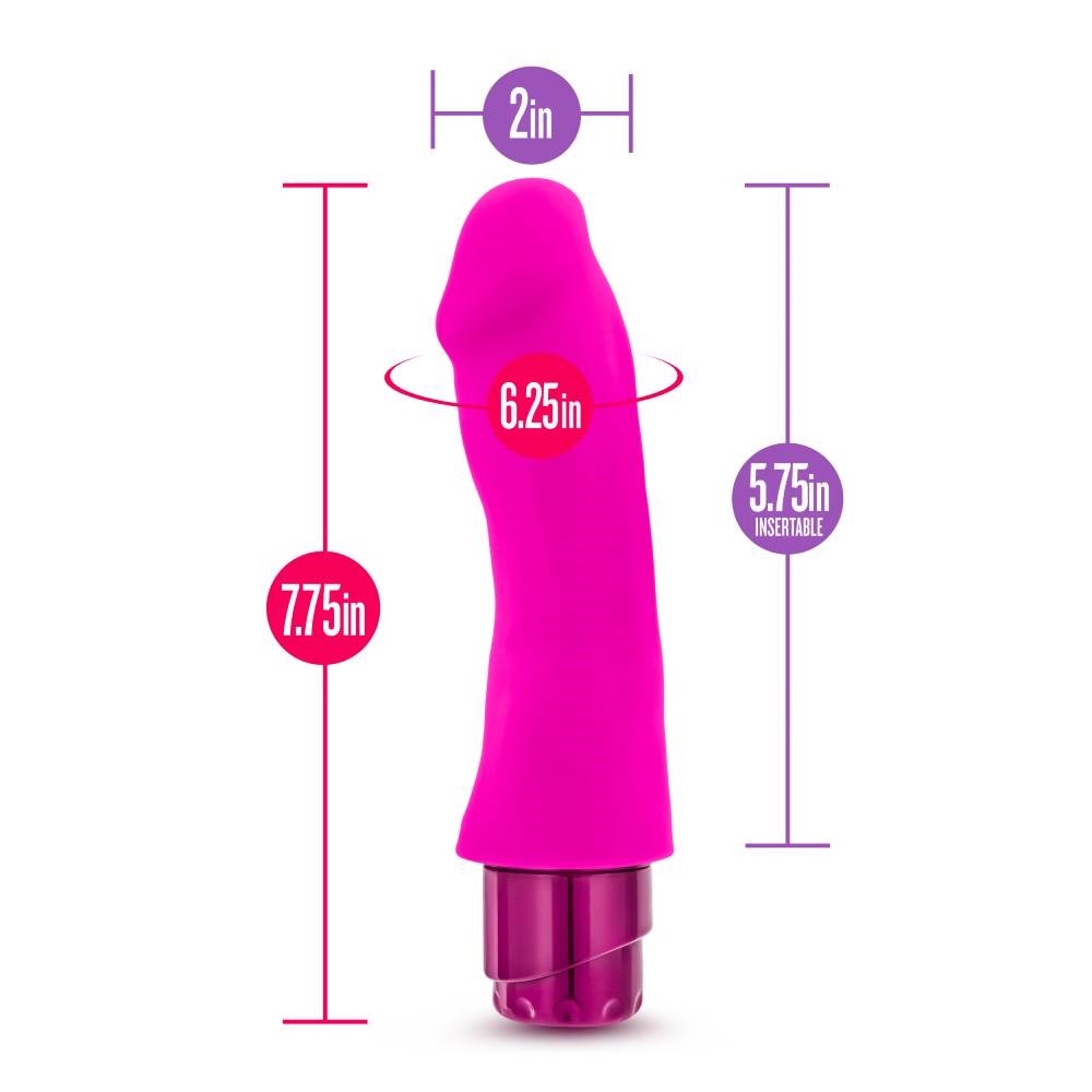 California Exotics Luxe Marco Realistic Vibrating Dong with G Spot Curve - - Vibrating Dildos