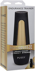 Main Squeeze Endurance Trainer Ultraskyn Mens Stroker Vanilla - - Masturbators and Strokers