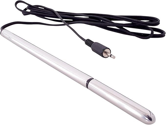 XR Brands Zeus Electrosex Urethral Sound 7 Inch Bipolar Stimulation - - Electro Sex