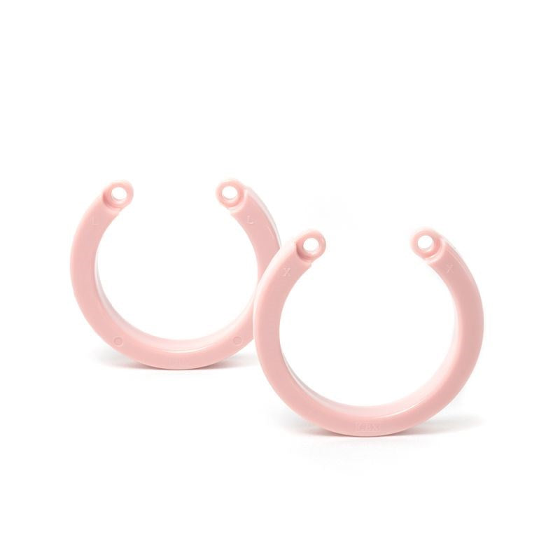 A L Enterprises CB X Mens Cock Cage U Ring 2 Piece L/XL Replacement Rings - - Male Chastity