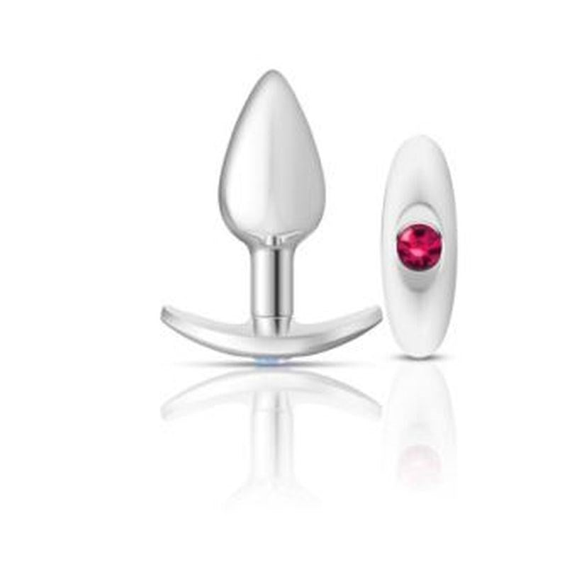 Viben Cheeky Charms Silver Anchor Butt Plug With Jewel Kit Interchangeable Gems - - Butt Plugs