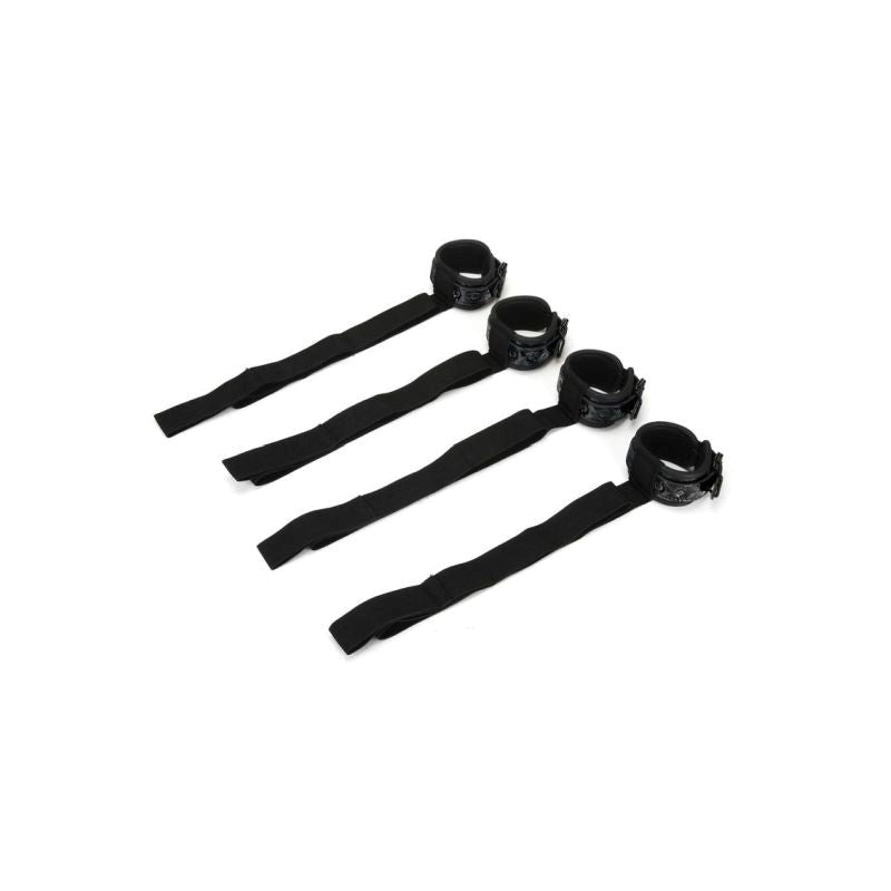 Xgen Products Whip Smart Diamond BDSM Play Bed Restraints Padded Cuffs - - Cuffs And Restraints