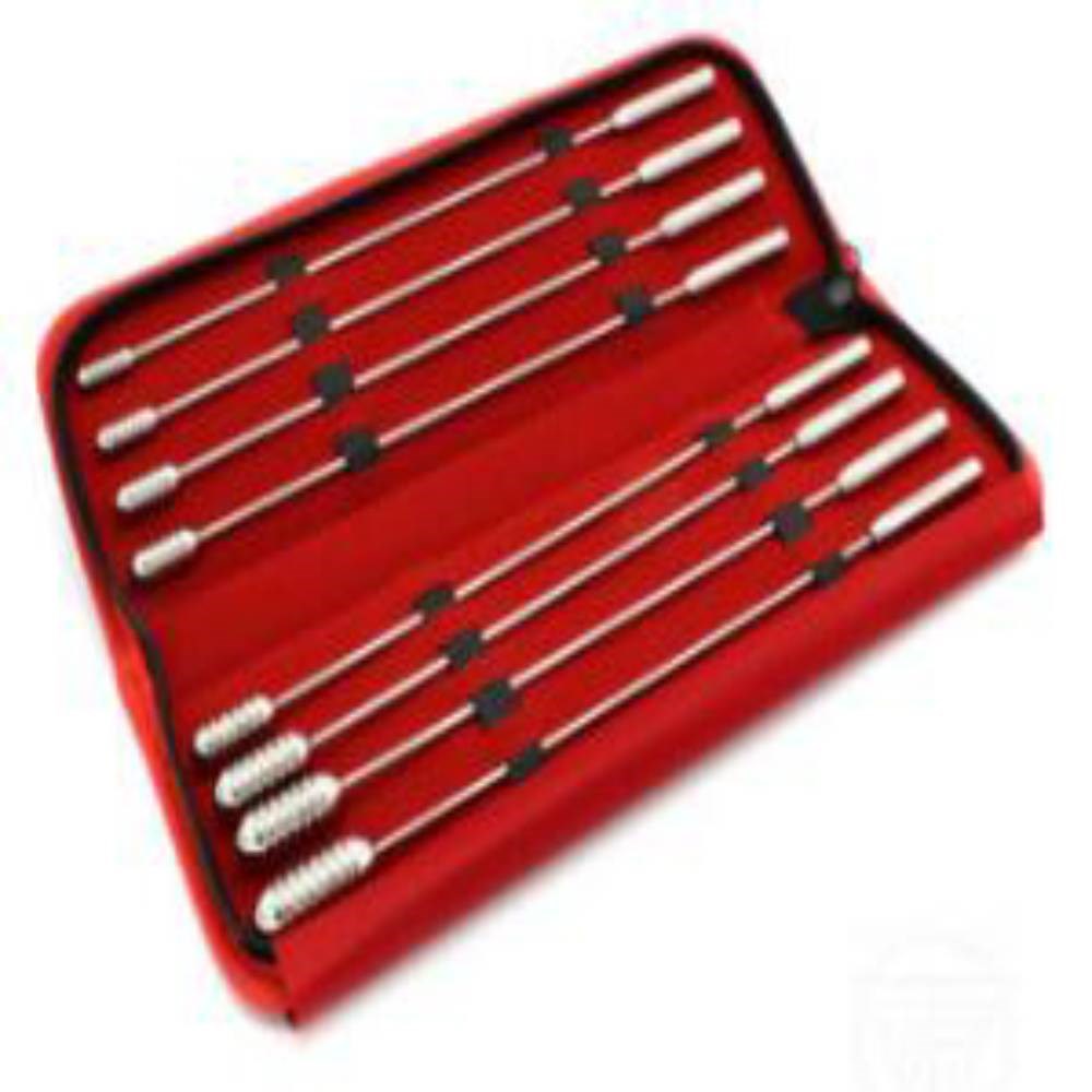 BDStyle BDSTyle Screw Up Male Urethral Sounding Set 8 Pieces Stainless Steel - - Urethral Sounds
