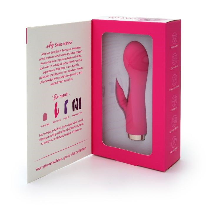 Skins Touch Skins Minis The Bijou Bunny Rabbit Vibrator with Dual Motors - - Rabbit Vibrators