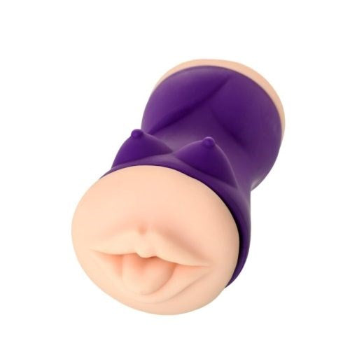 JOS Yara Male Masturbator Violet Silicone TPR Textured Chamber - - Masturbators and Strokers