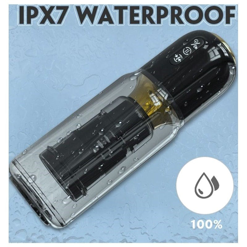 S Hande Owen Auto Sucking Rotating Mens Stroker Voice Control Triple Action - - Masturbators and Strokers