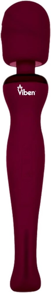 Viben Sultry Rechargeable Body Wand Massager Ruby Advanced Wand Vibrator - - Body Wands