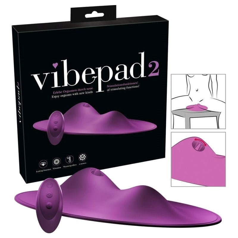Vibepad 2 Multi Function Adult Massager Dual Wave Vibrator with Warming - - Personal Massagers