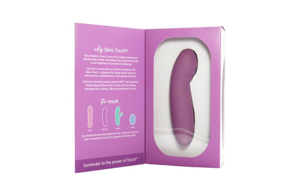 Skins Touch The Glee G Spot Vibrator with FeelMe Double Dipped Silicone - - G-Spot Vibrators