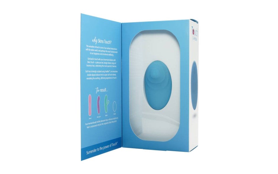 Skins Touch The Pebble Clitoral Vibrator with FeelMe Silicone Technology - - Clit Ticklers and Pulsators