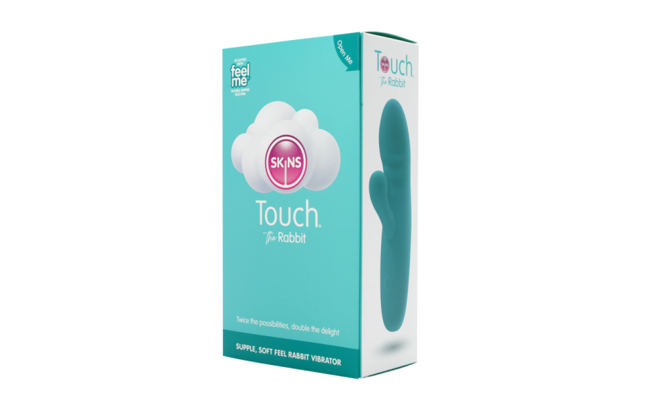Skins Touch The Rabbit Vibrator Dual Motor Clitoral and G Spot Stimulation - - Rabbit Vibrators