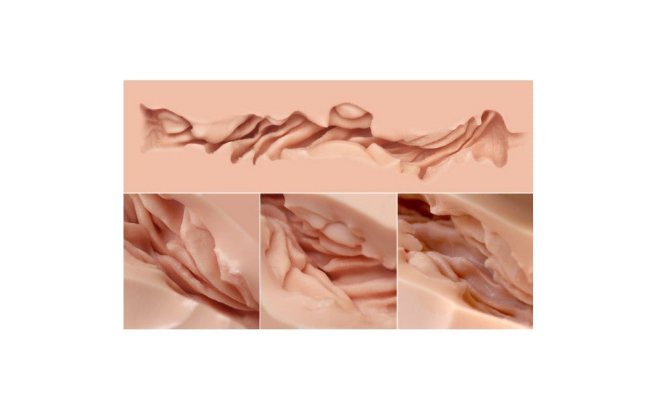 Naked Factory Jessica Hand Held Torso Mens Masturbator Medical Grade TPE - - Masturbators and Strokers