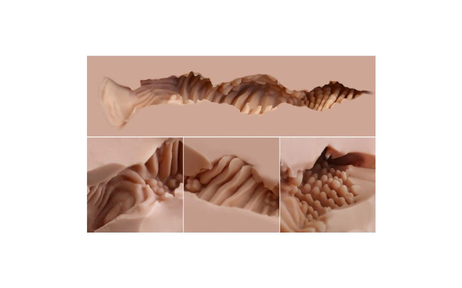 Naked Factory Nicole Doggy Style Real Hip Mens Masturbator Premium TPE - - Masturbators and Strokers