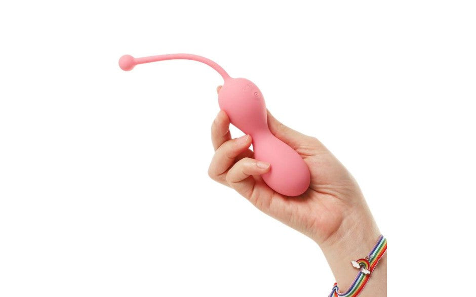 Arosum Come Hither Kegelator Duo Vaginal Balls Stimulator Remote Control - - Love Eggs and Kegel Exercisers