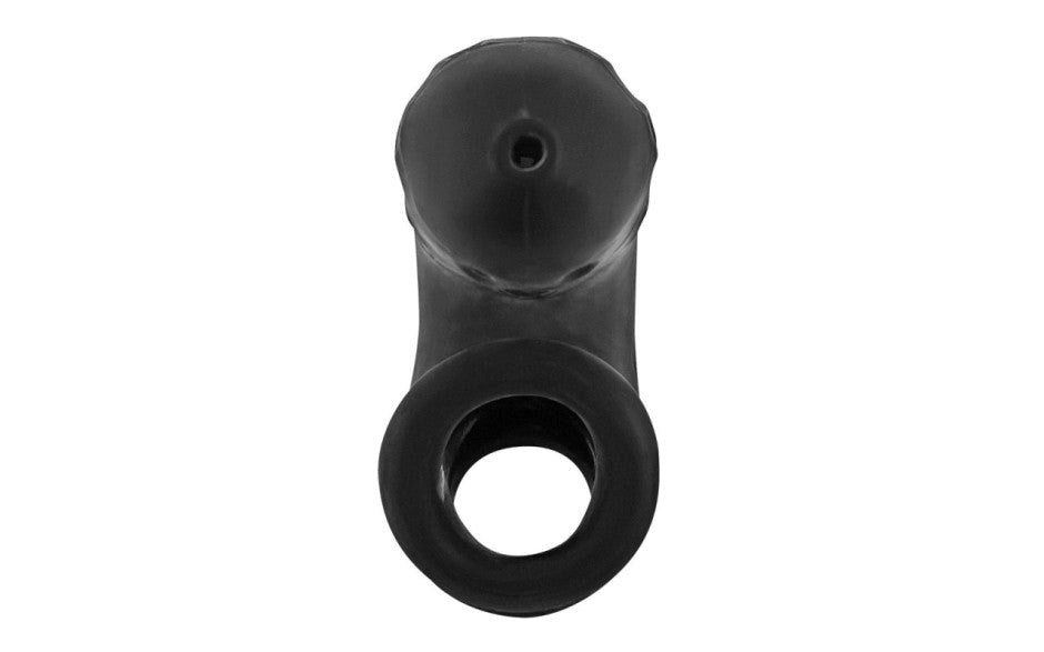 OxBalls Airlock Air Lite Vented Male Chastity Device Black Ice Ultra Light - Male Chastity