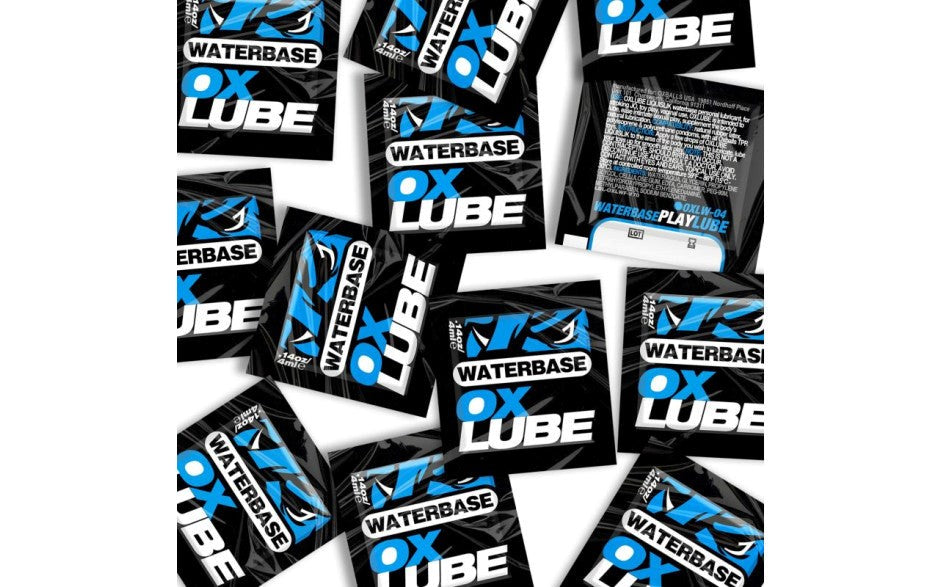 OxBalls LIQUISLIK Waterbased OXLube 50 Pack Sachets Premium Personal Lube - - Water Based Lubes