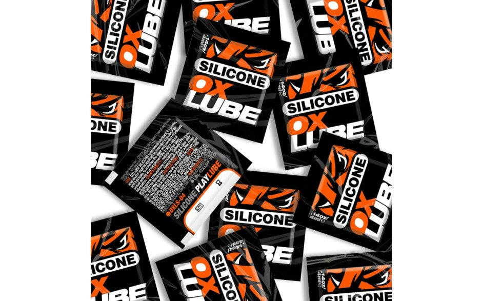 OxBalls THICK Silicone OXLube 50 Pack Sachets Pure Premium Formula - - Silicone Based Lubes