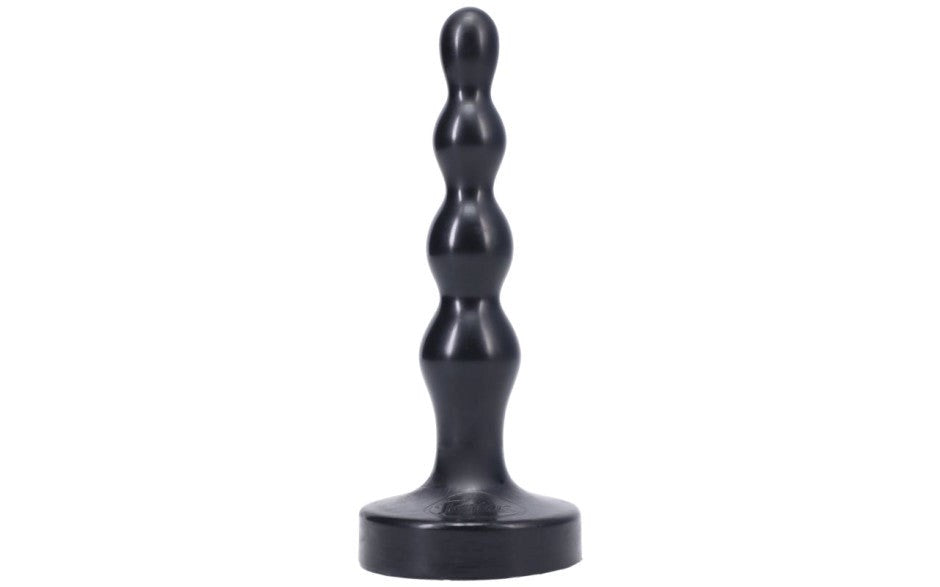 Tantus Ripple Small Anal Beads Onyx Premium Silicone Anal Training - - Anal Dildos
