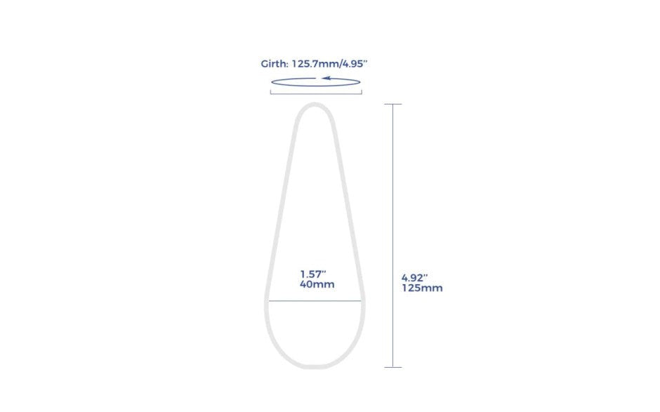 Arosum VibeSwirl Drip Shape Rechargeable Personal Vibrator Flexible Tip - - Personal Massagers