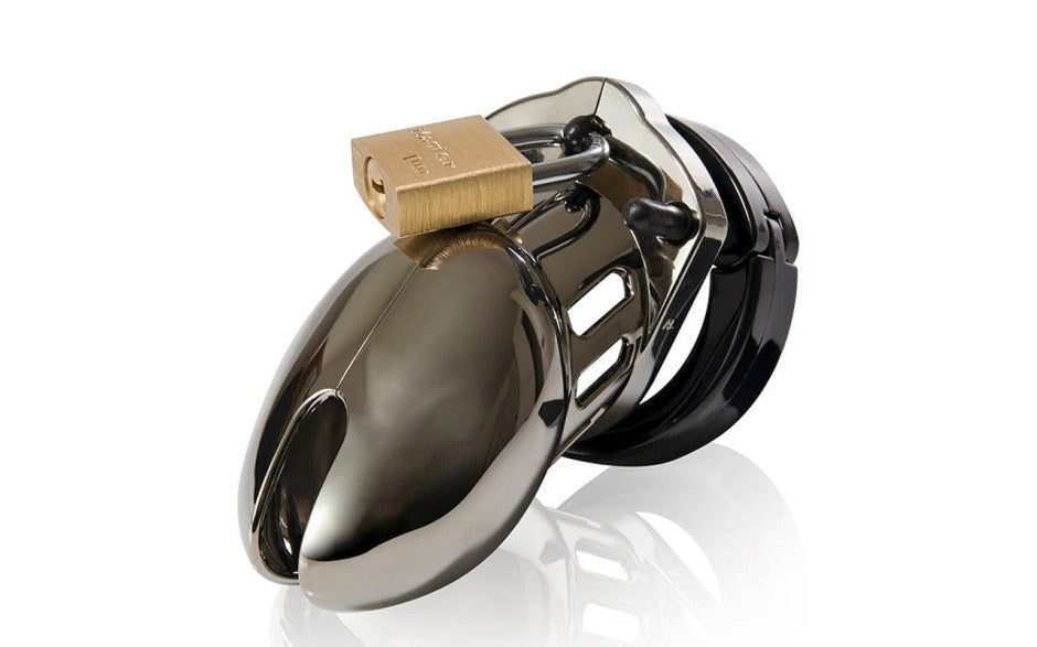A L Enterprises CB X Male Cock Cage CB 6000S Chrome Male Chastity Device - - Male Chastity